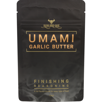 Rum and Que "UMAMI Garlic Butter" Finishing Seasoning