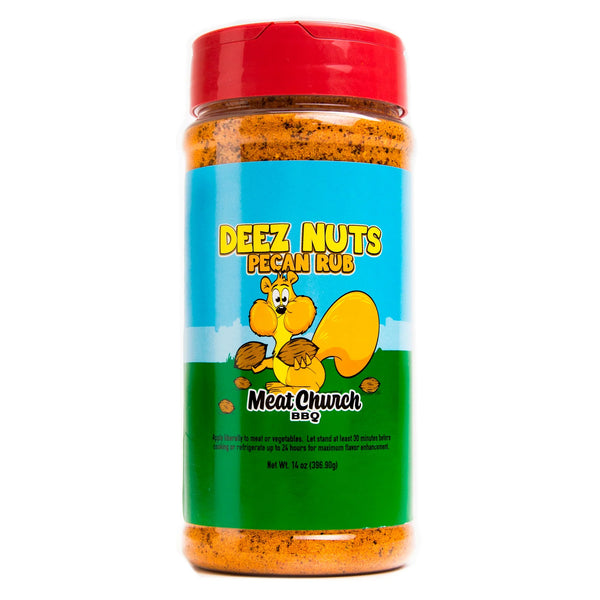 Meat Church "Deez Nuts" Honey Pecan Rub 12oz