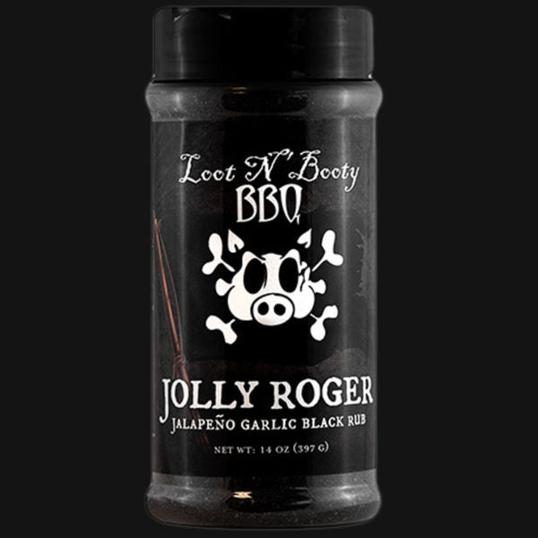 Loot N Booty "Jolly Roger" Jalapeno Garlic Black Rub