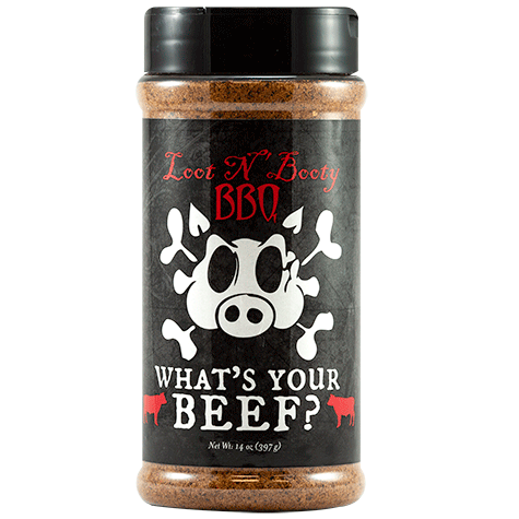 Loot N Booty "What's Your Beef" Rub Shaker